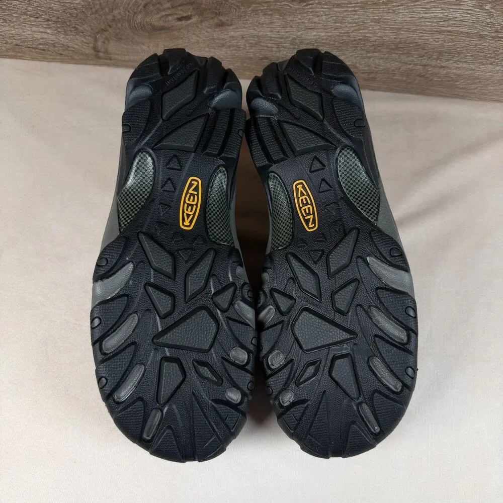 KEEN Utility Atlanta Cool Steel Toe Work Shoes Men’s 11.5 EE Wide Black NIB